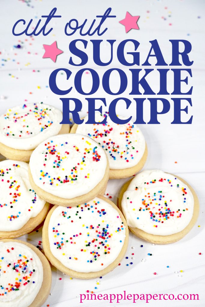 cut out sugar cookies with rainbow sprinkles recipe