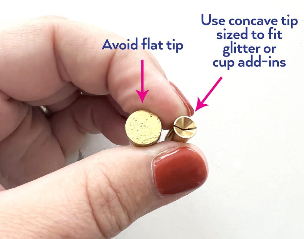 hot fix applicator tool tips for no drill snow globe tumbler