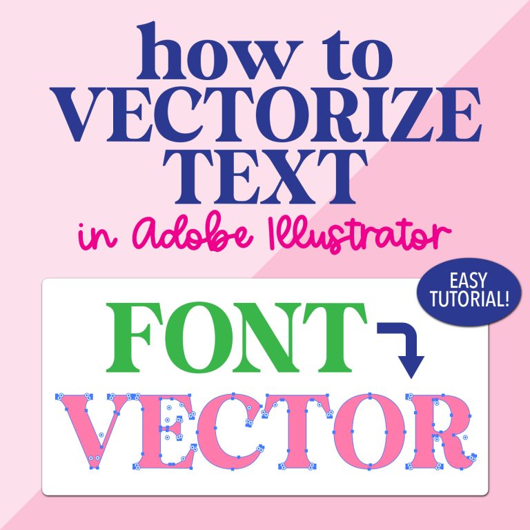 Adobe Illustrator Basics: How to Convert Text to Outlines