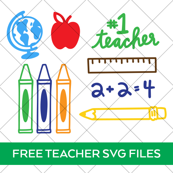 free teacher svg files with grid background