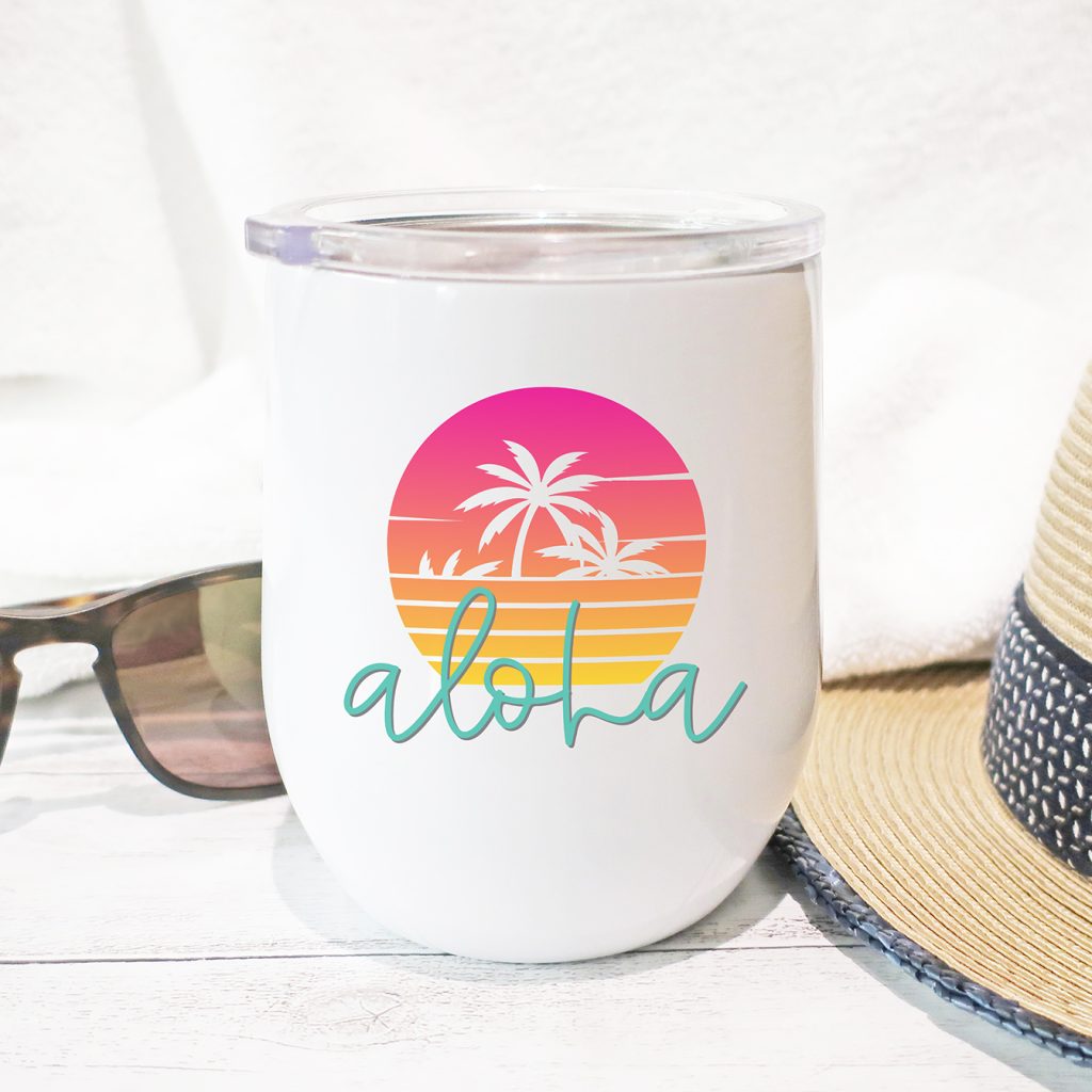 Aloha SVG on DIY Mug