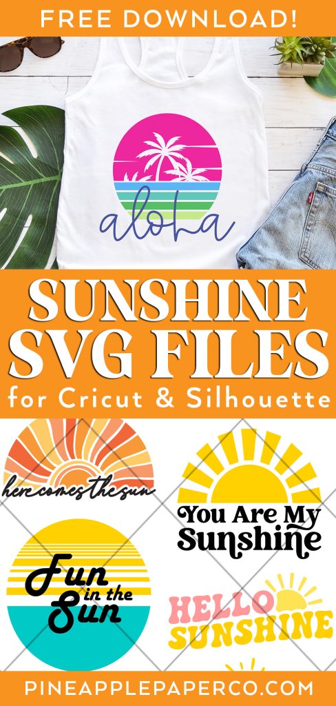 sunshine svg files free with examples