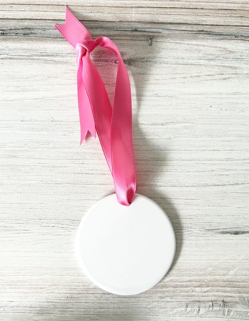 blank sublimation ornament