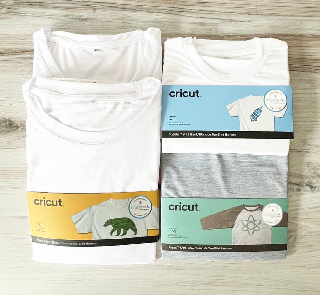 blank shirts for sublimation and infusible ink