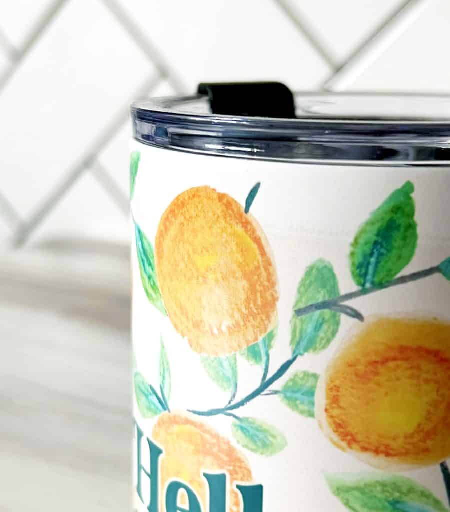 sublimation close up with pattern