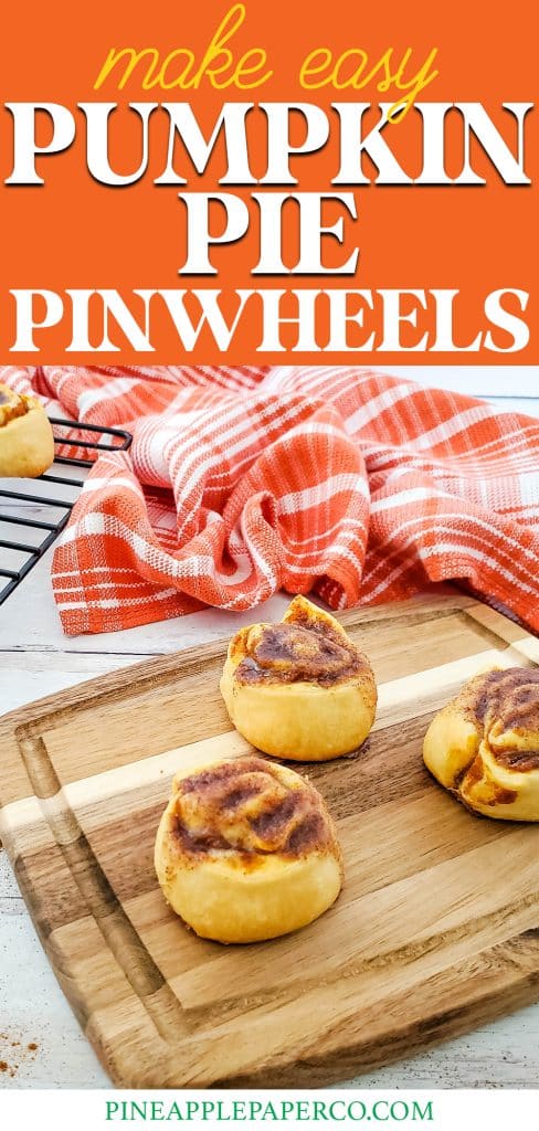 pumpkin pie crescent roll pinwheel recipe