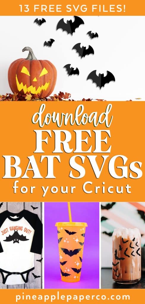 download free halloween bat svgs for your cricut or silhouette