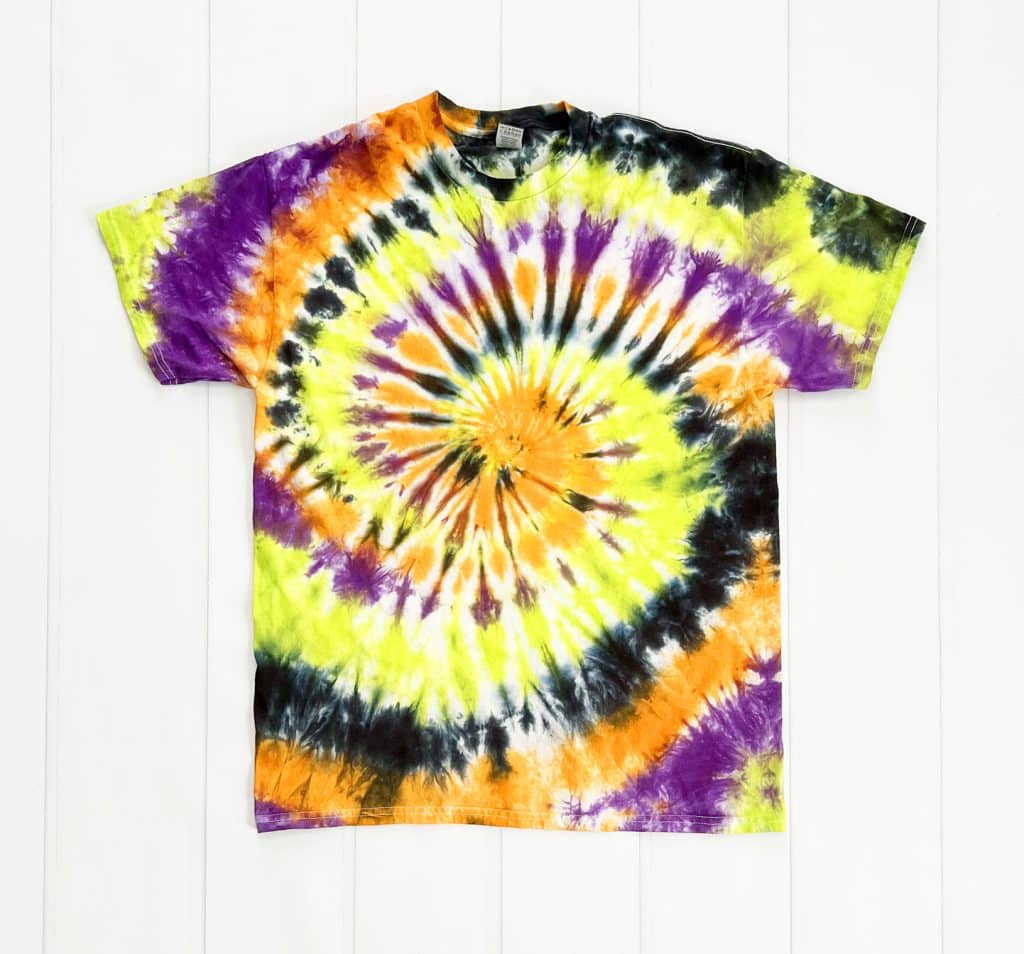 halloween tie dye shirt