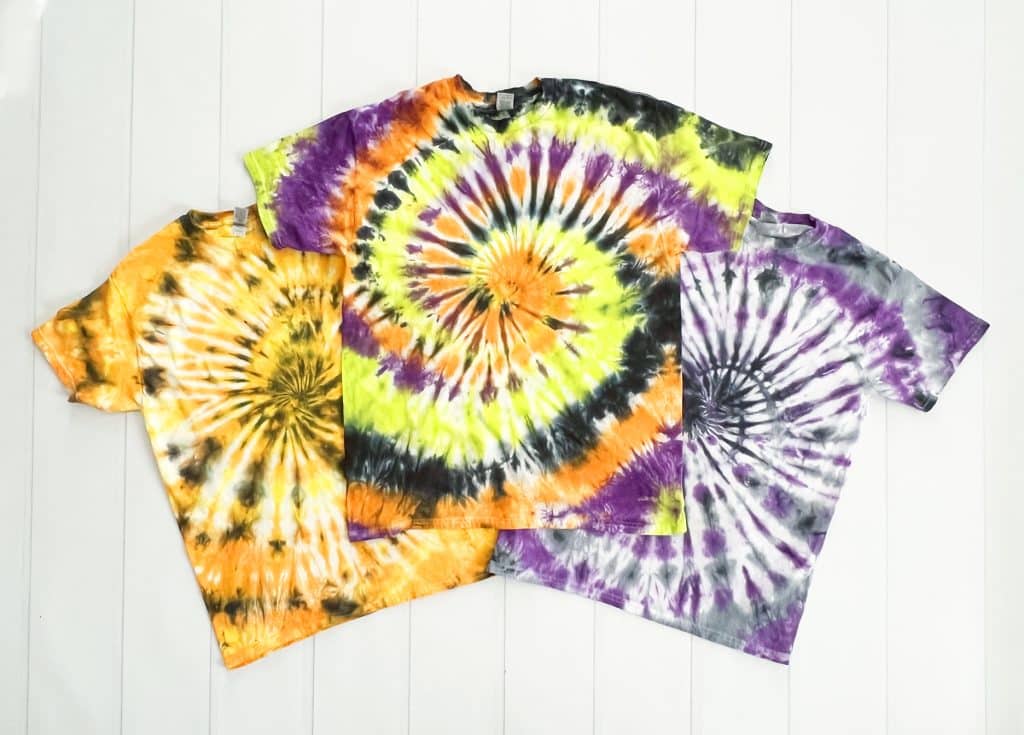 halloween tie dye shirts