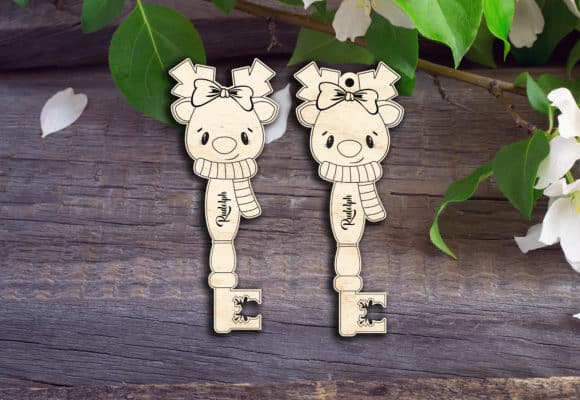 rudolph christmas key from creative fabrica