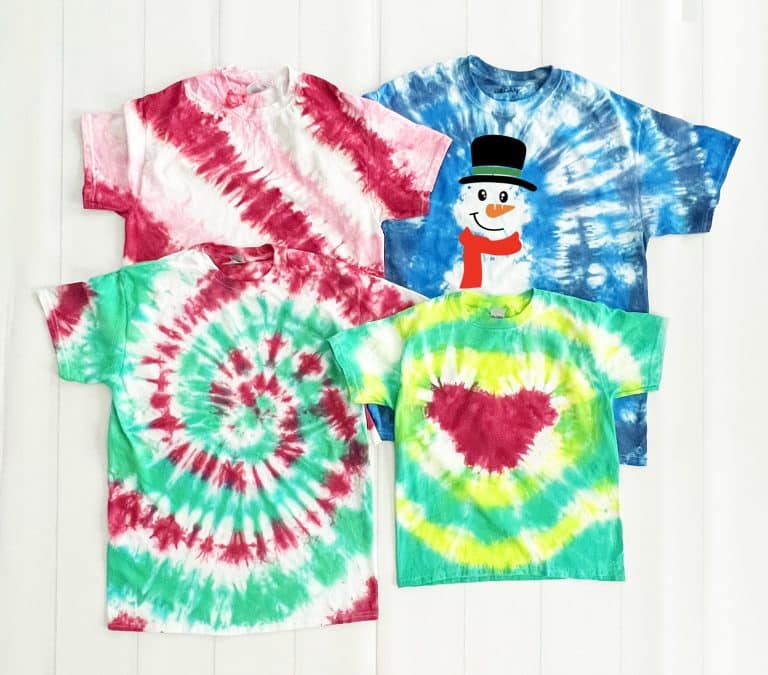 Christmas Tie Dye Shirts & Pattern Ideas