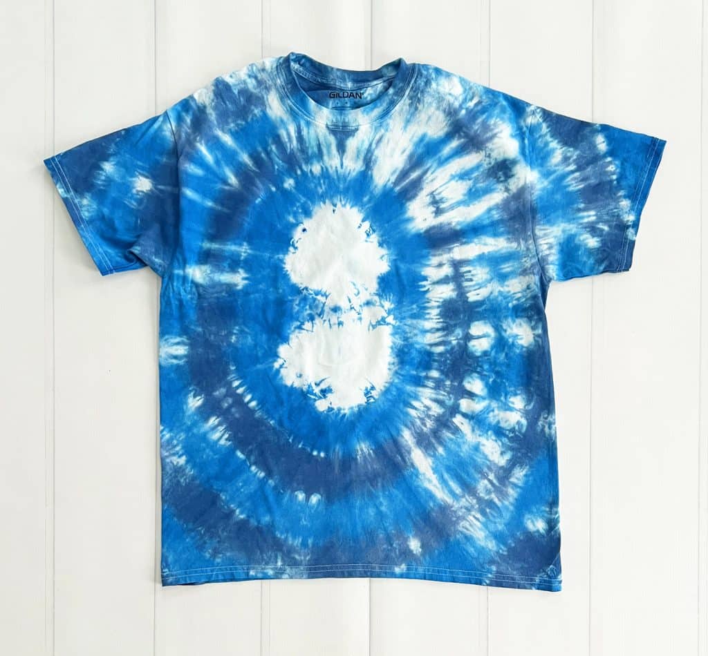 snowman tie dye results