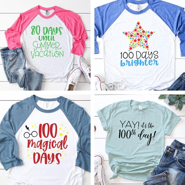 100th Day of School Shirts to Make This Year