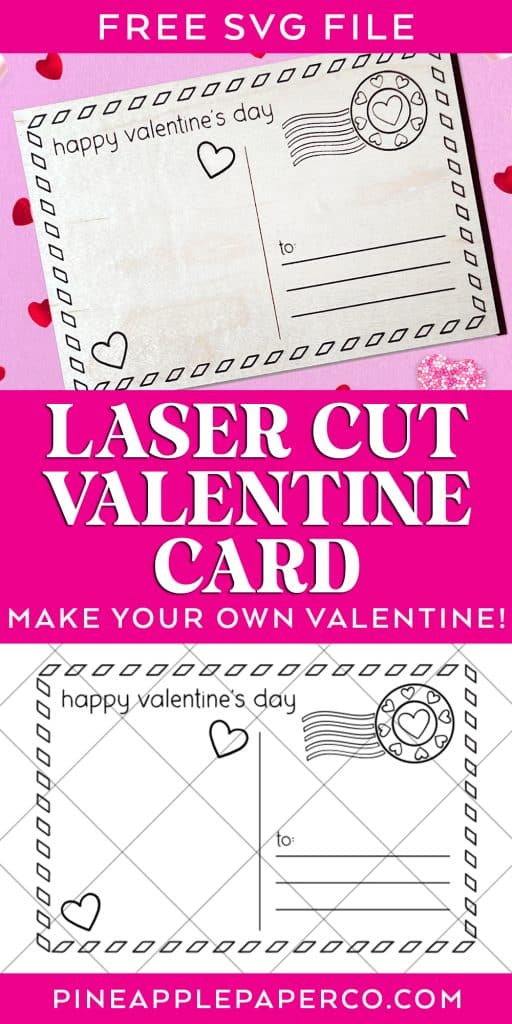 laser cut valentine card