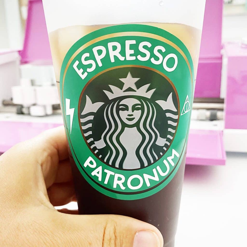 Free Harry Potter Espresso Patronum Starbucks SVG