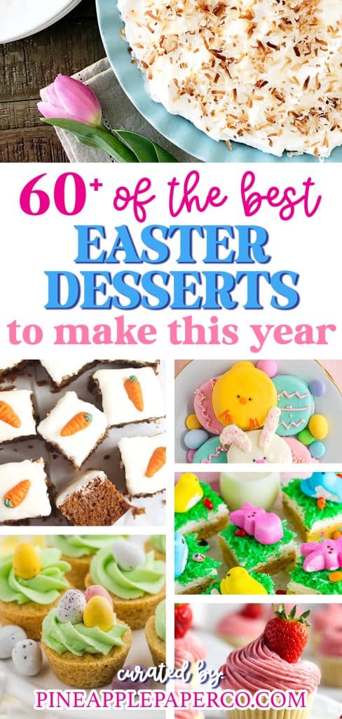 easter egg dessert recipes with examples