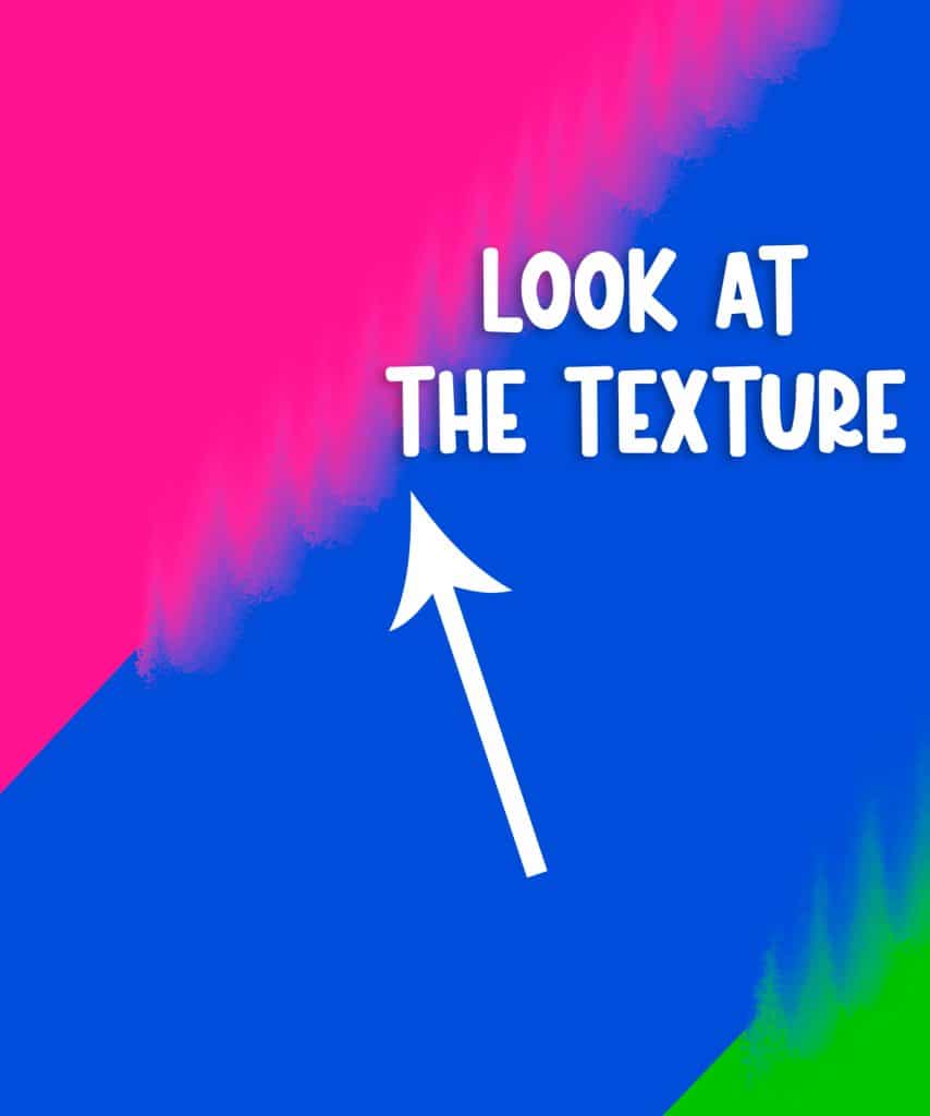 blended colors with special blender brushes in procreate app for ipad