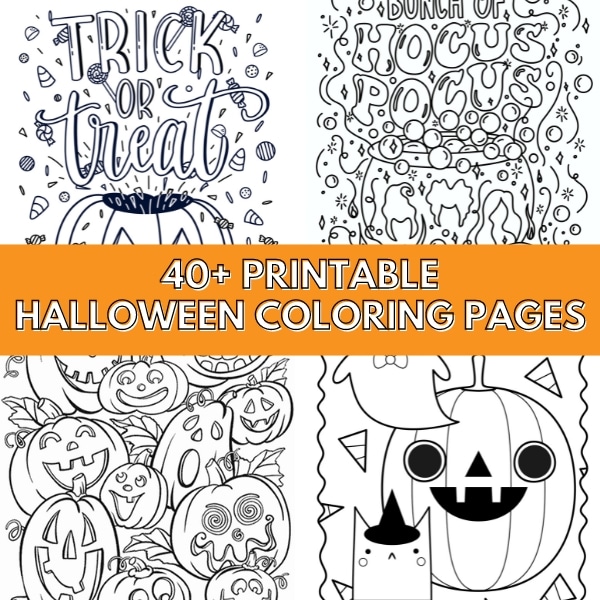 printable halloween coloring sheets