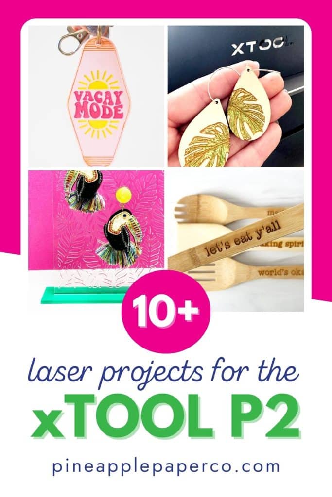 xtool projects for the p2 laser machine with examples