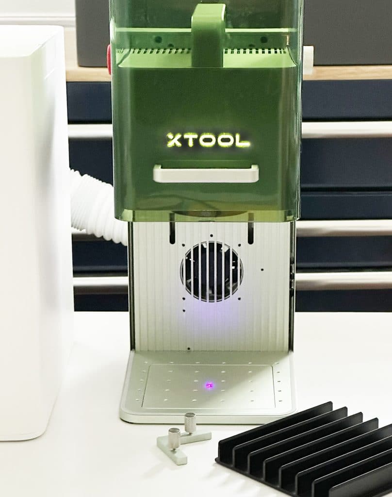 xtool f1 laser machine - infrared and diode lasers in one to engrave metal
