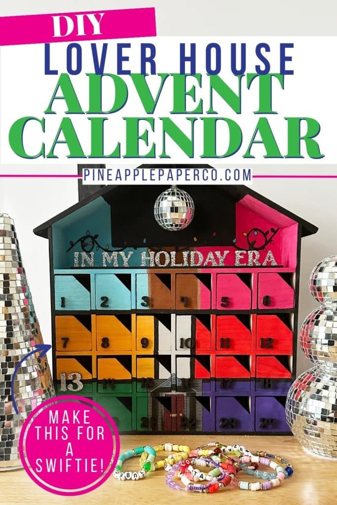diy taylor swift lover house advent calendar