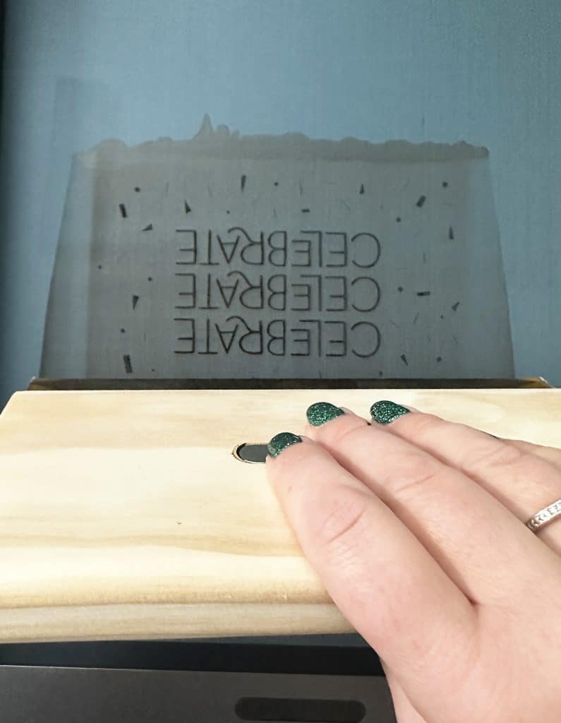 screen printing card with xtool screen printing kit