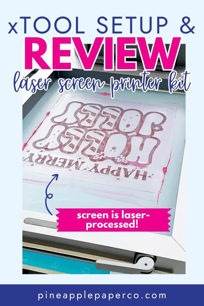 review and set up of xtool screen printer kit