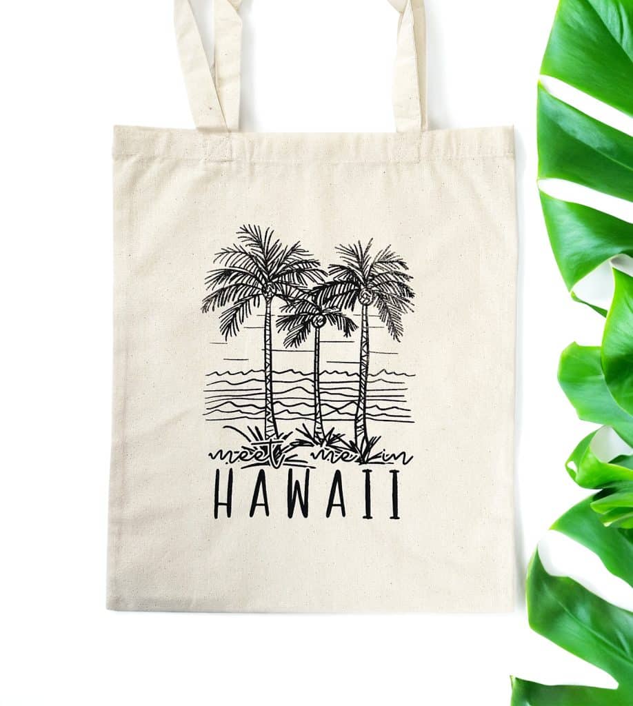 tote bag made with xtool screen printer