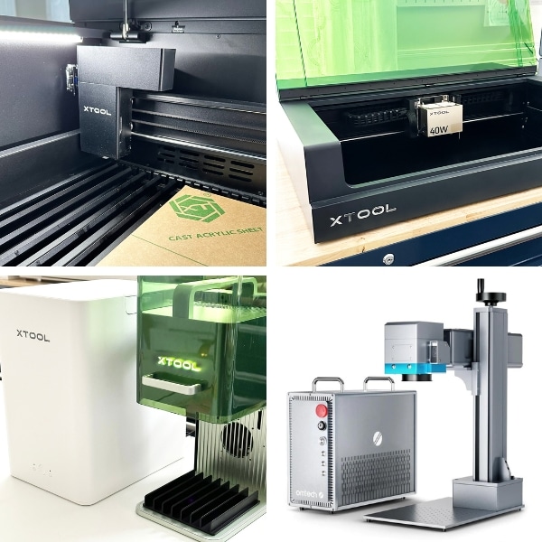 co2, diode, infrared, and fiber laser craft machines
