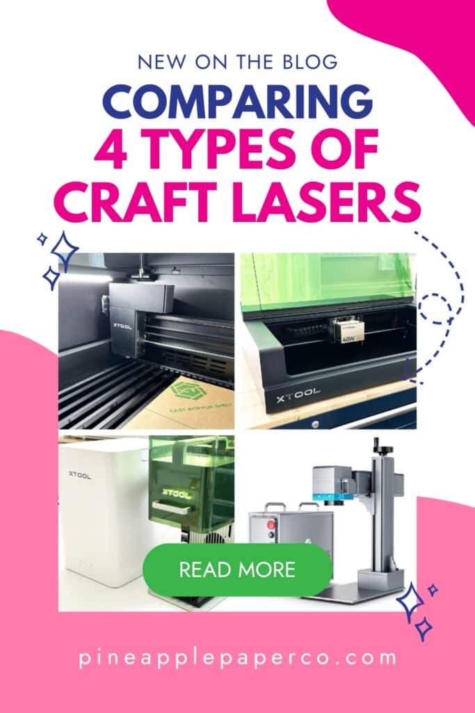 comparing 4 types of laser craft machines: diode, co2, fiber, and infrared