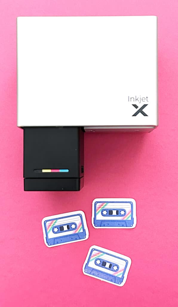 xtool m1 ultra inkjet printing module with small cassette stickers