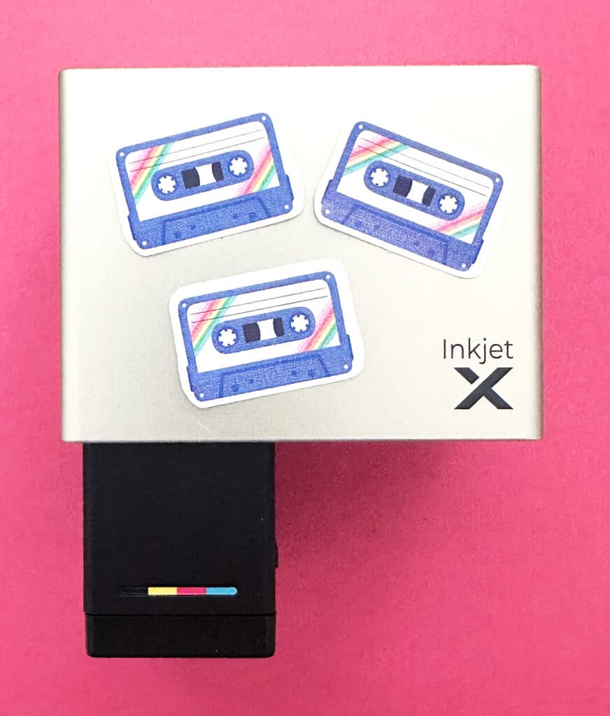 xtool m1 ultra inkjet printing module with small cassette stickers