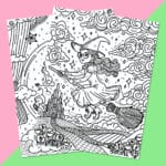 free wicked coloring pages printable