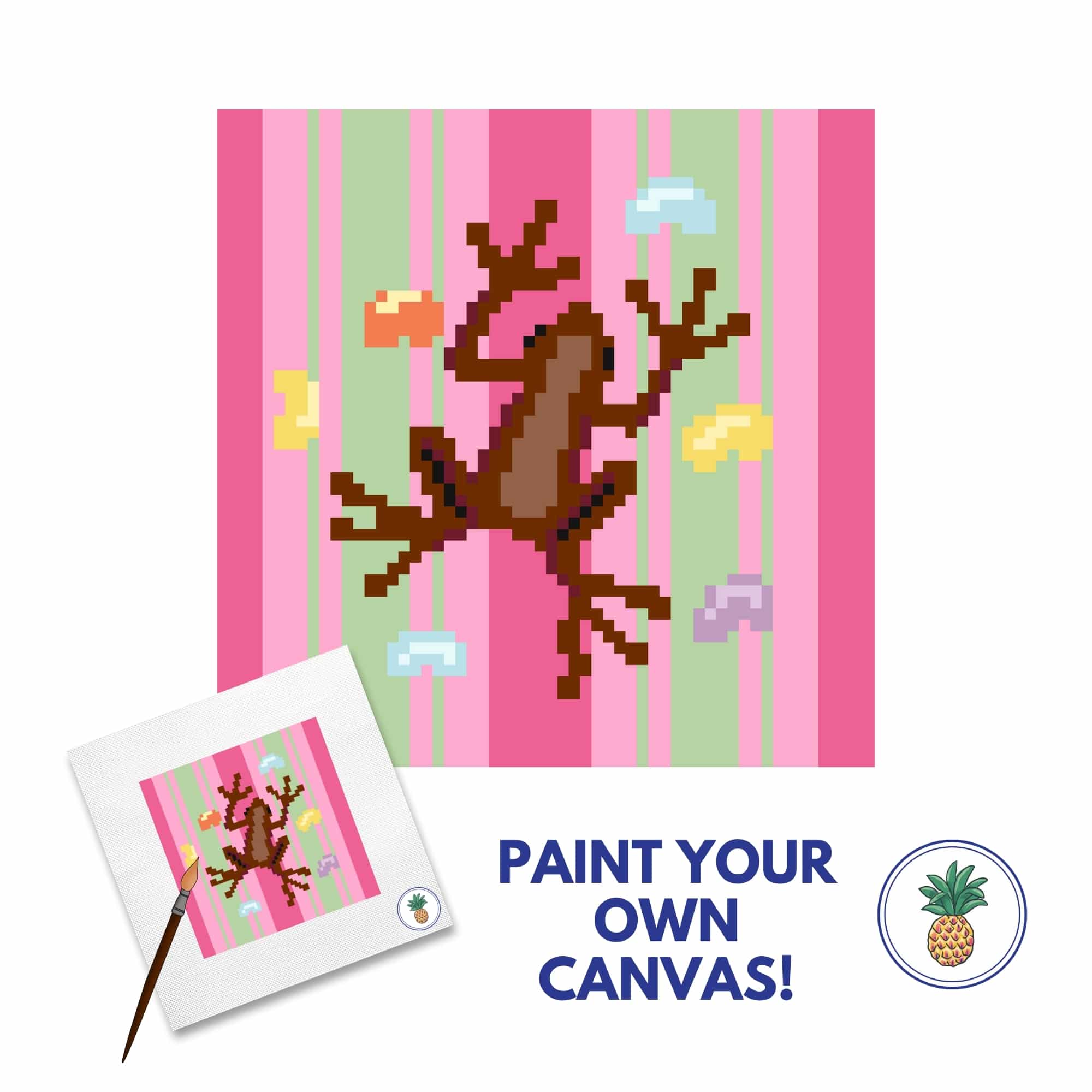 Chocolate Frog Digital Needlepoint Pattern - Image 2